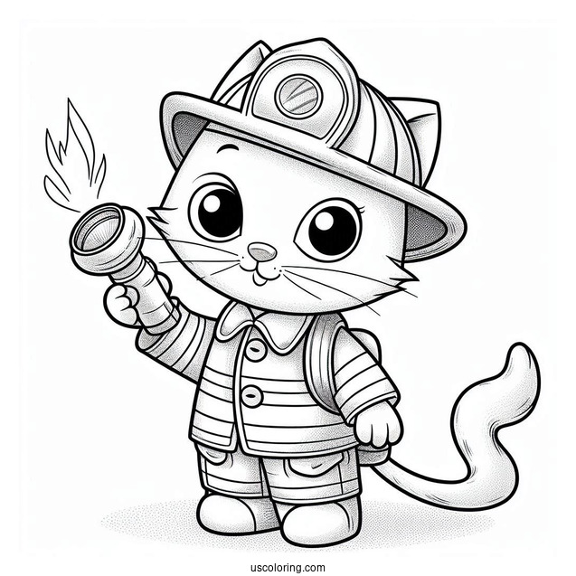 Pete The Cat As a Firefighter