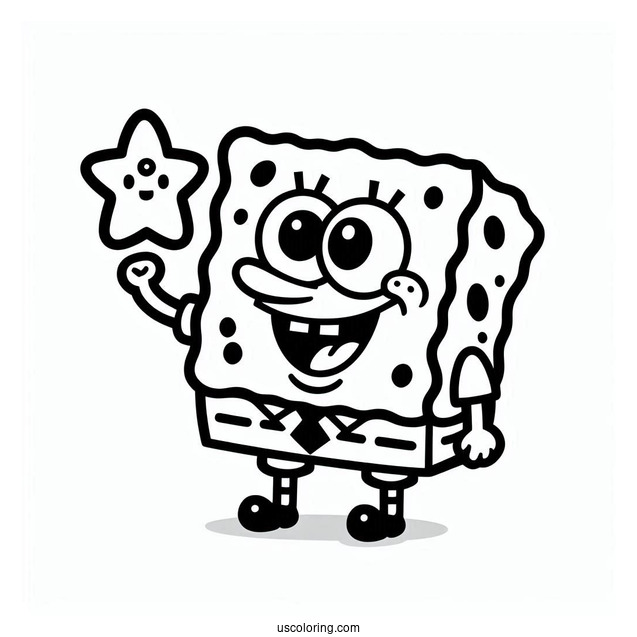 Easy Outline Of Patrik To Color