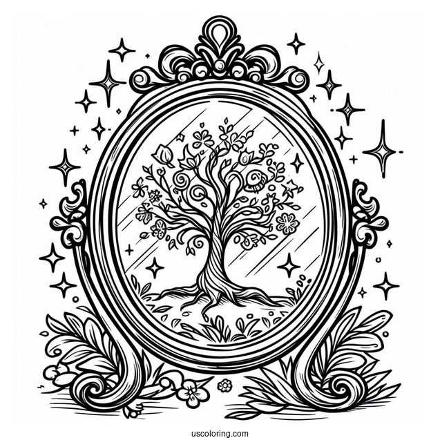 Magic Mirror From Shrek To Color