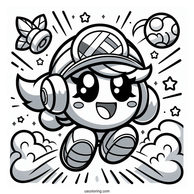 Brawl Stars Coloring Page Of Amber
