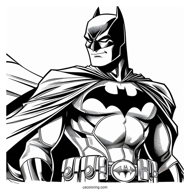 Batman_ The Animated Series Coloring Page