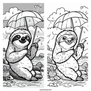 Sid The Sloth From Ice Age To Color