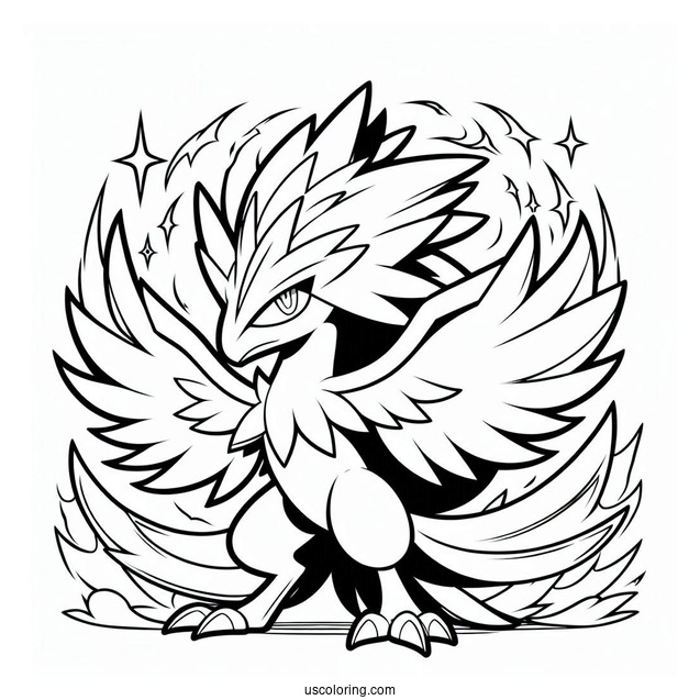 Blaziken From Pokemon Mega Evolution
