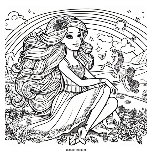 Barbie Movie Coloring page 3