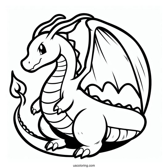 Dragonite Pokemon To Color