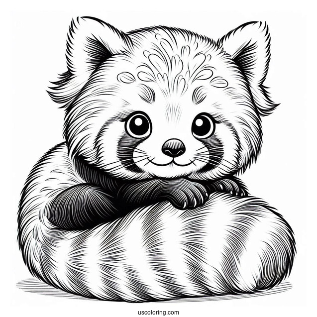 Red Panda From Turning Red Movie