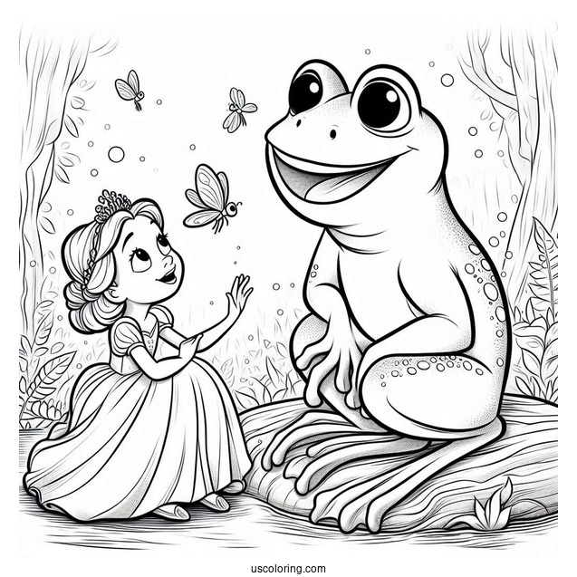 Frog Prince Naveen Talking To Ray Firefly