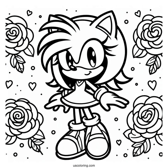 Amy Rose Outline For Preschoolers