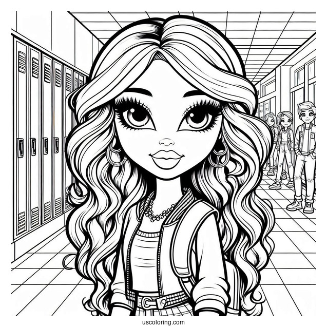 Bratz Sasha In School Corridor