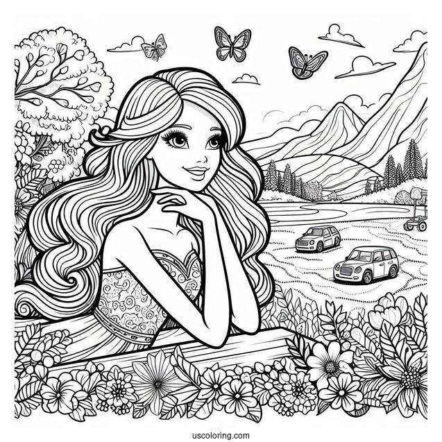 Barbie Movie Coloring page 3