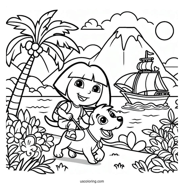 Simple Coloring Sheet Of Diego
