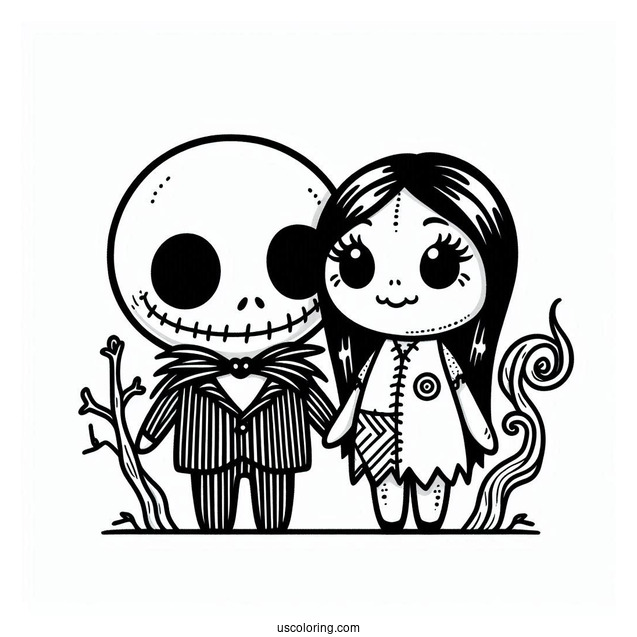Kawaii Jack And Sally