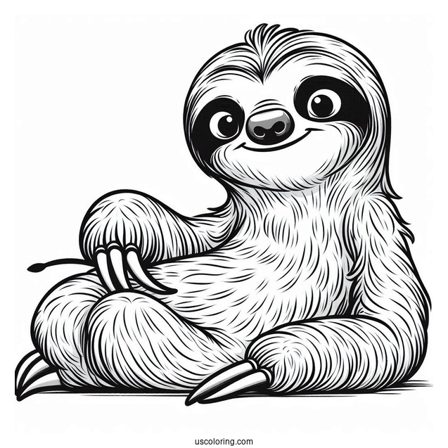 Sid The Sloth From Ice Age To Color