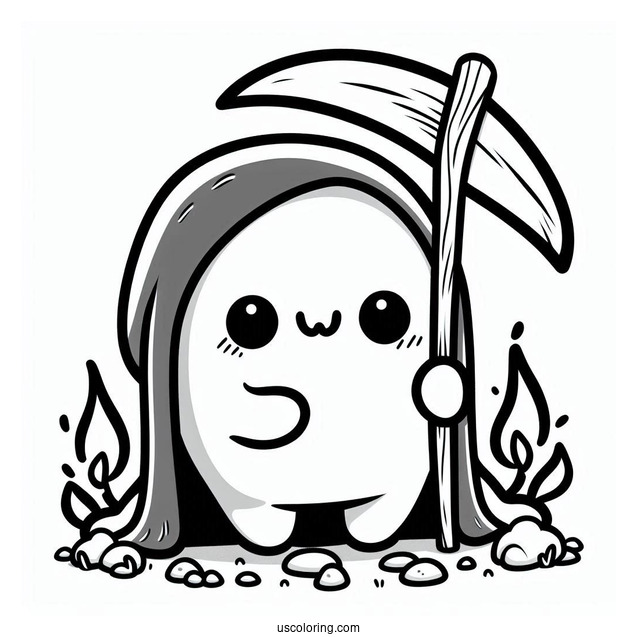 Otto The Grim Reaper Squishmallow