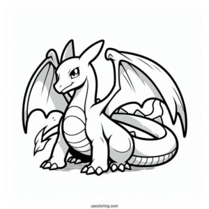 Charizard Dragon Pokemon To Color
