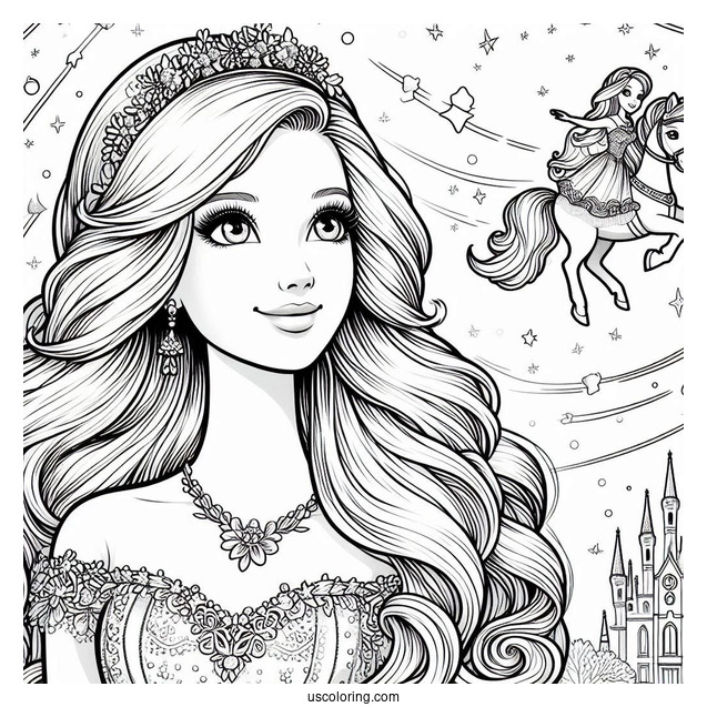 Barbie Movie Coloring page 3