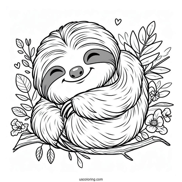 Zootopia Sloth Coloring Page For Kids