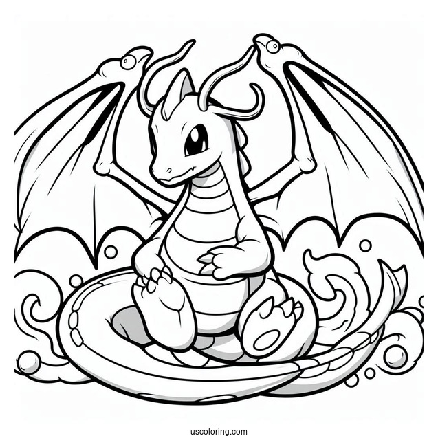 Dragonite Pokemon To Color
