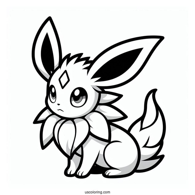 Sylveon Coloring Page Of Flareon, Jolteon, And Espion