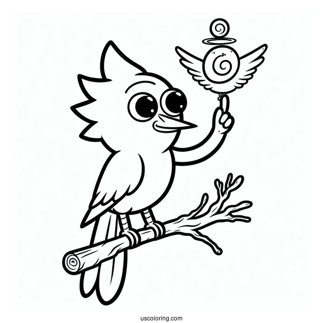 Birdperson From Rick And Morty To Color