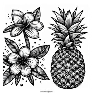 Tropical Themed Pineapple