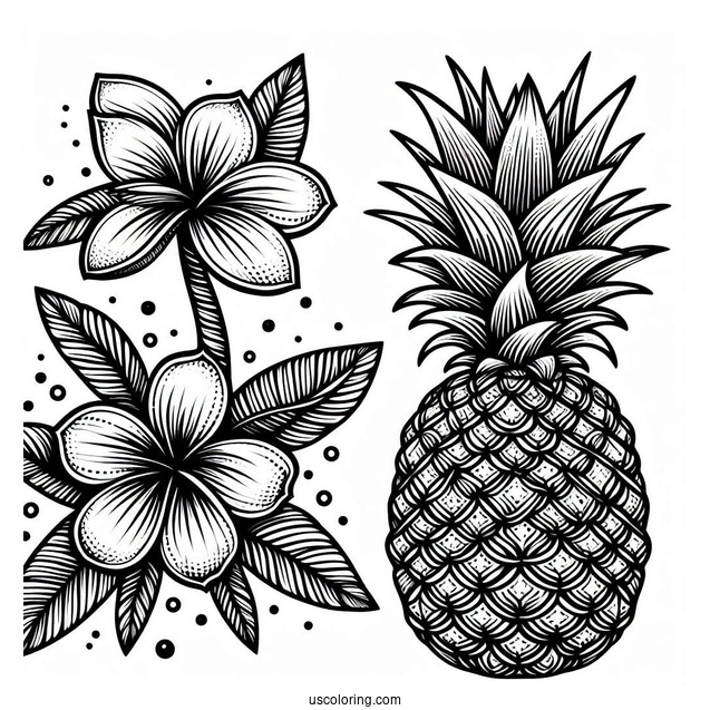Tropical Themed Pineapple