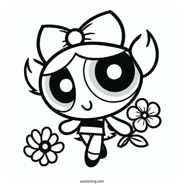 Buttercup Coloring Page For Kids