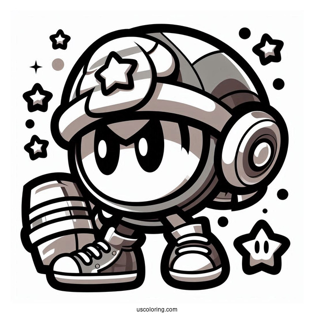 Brawl Stars Coloring Page Of Amber