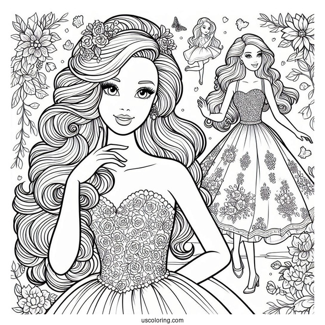 Barbie Movie Coloring page 2
