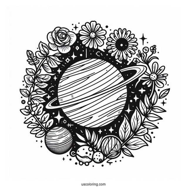 Plants In The Solar System To Scale