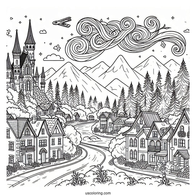 Simple Outline Of Eugene To Color