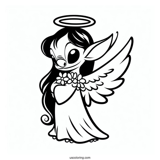 Angel (Experiment 624) Character Coloring Page