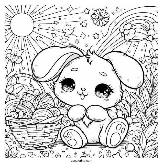 Sunny Bunnies Coloring Page Iris And Shiny