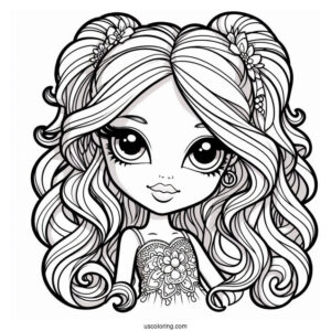 Detailed Bratz Coloring Page