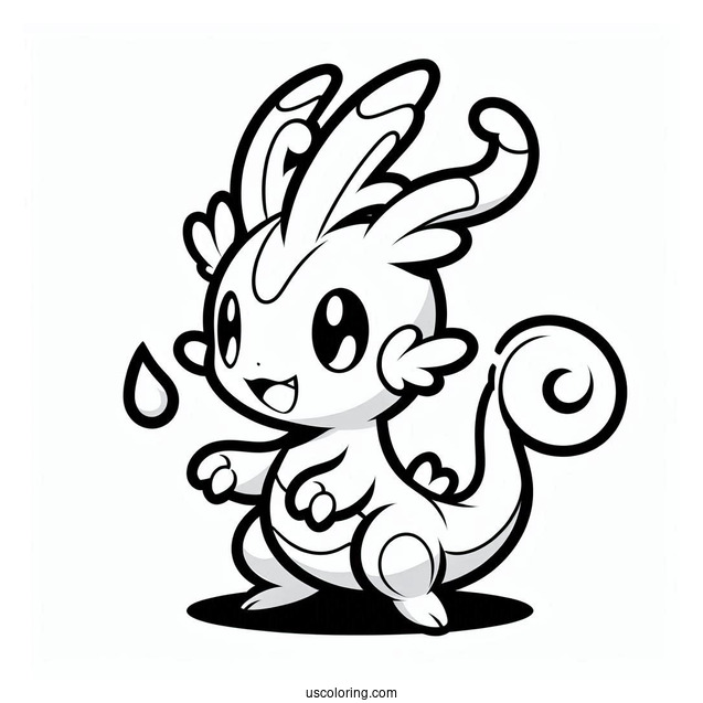 Happy Pokemon Creatures To Color