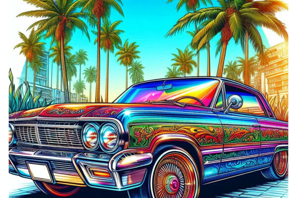 Lowrider Coloring Pages Featured Image
