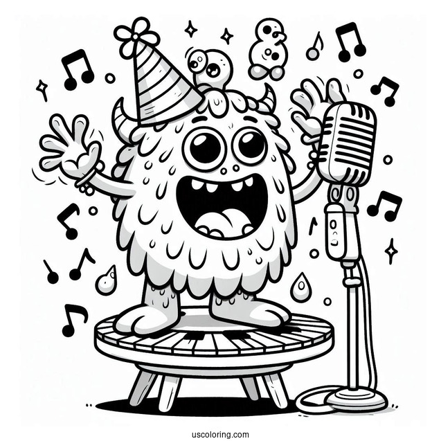 My Singing Monsters Coloring Page Of Epic Wubbox Singing
