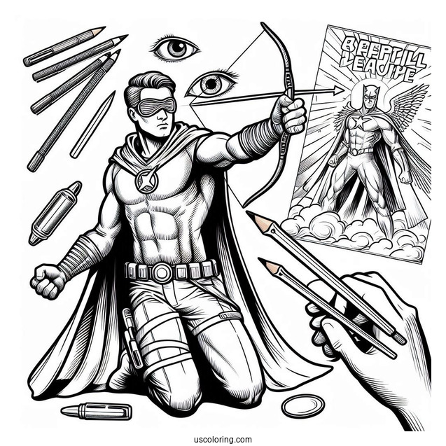 Detailed Vision Coloring Sheet