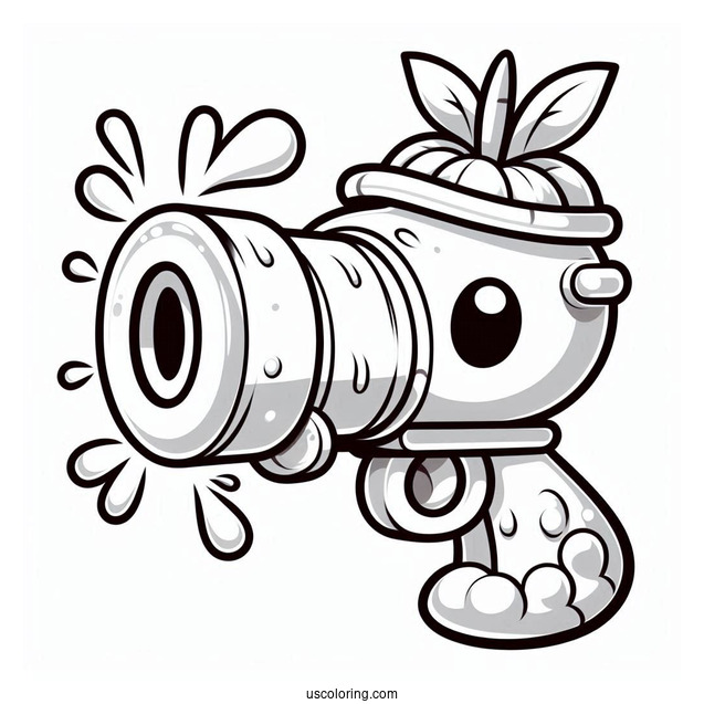 Ice Peashooter To Color