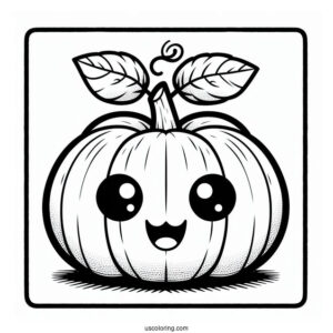 Spookley The Square Pumpkin Coloring Page For Kids