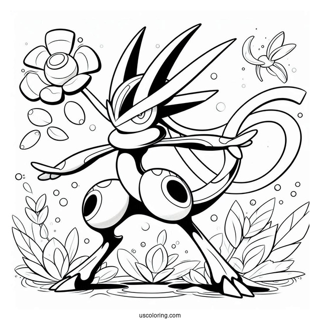 Greninja Pokemon To Color