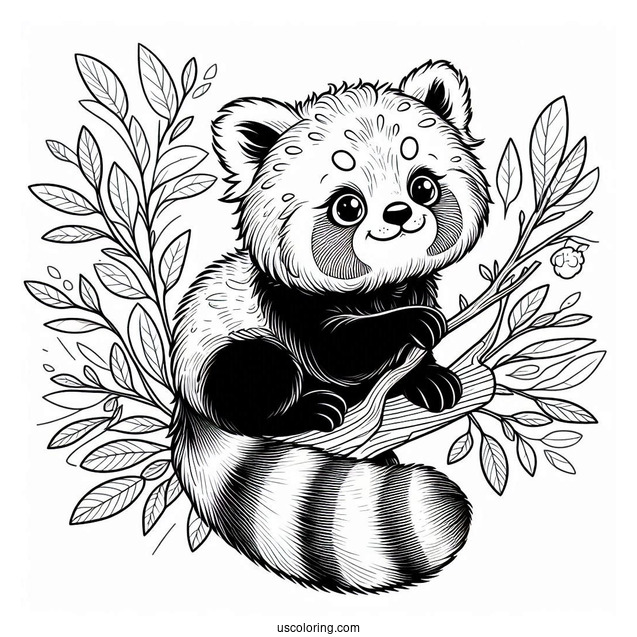 Red Panda From Turning Red Movie