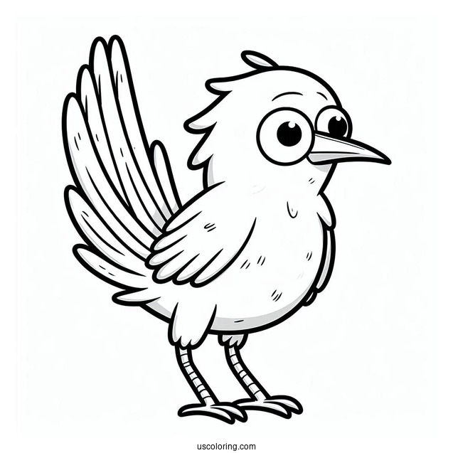 Birdperson From Rick And Morty To Color