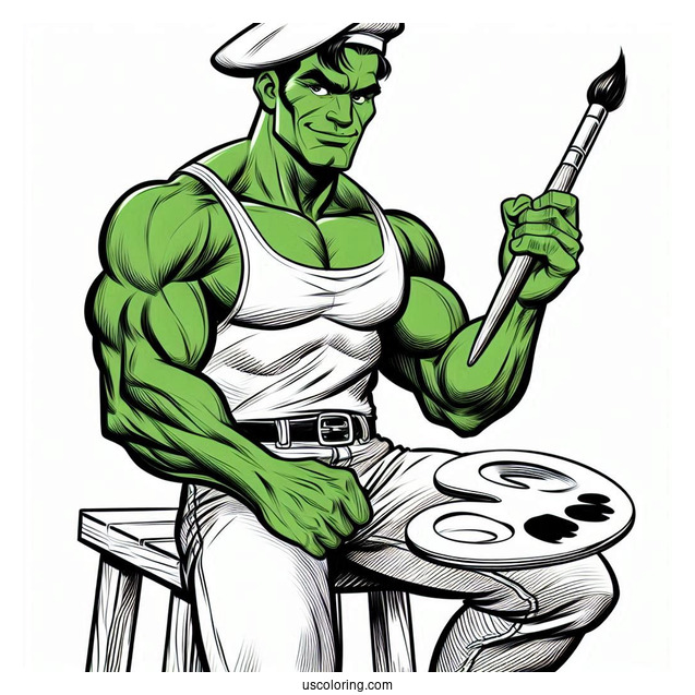 Hulk And Thor Coloring Page