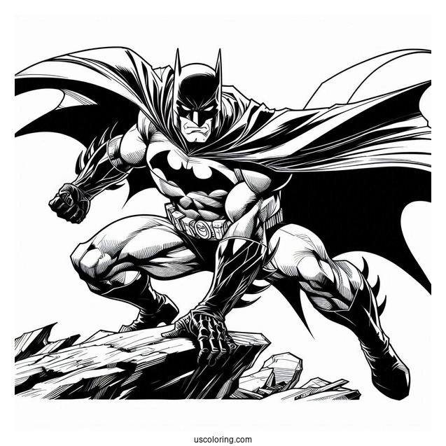 Batman_ The Animated Series Coloring Page