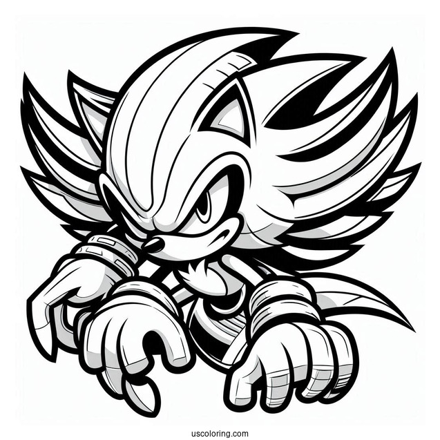 Detailed Jet The Hawk Coloring Page