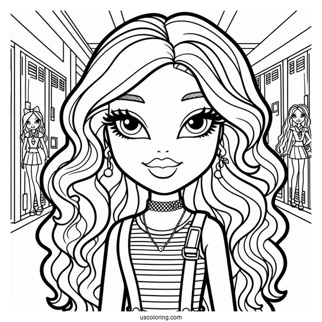 Bratz Sasha In School Corridor