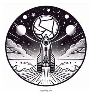 Rocket League Coloring Page Of Logo