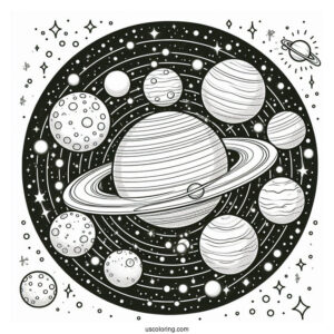 Guess The Planet In Solar System Coloring Page