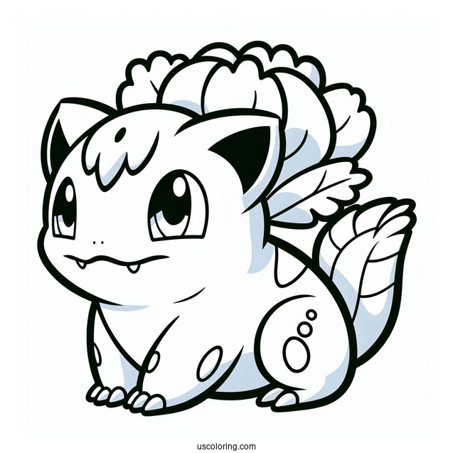 Easy Coloring Page Of Venusaur